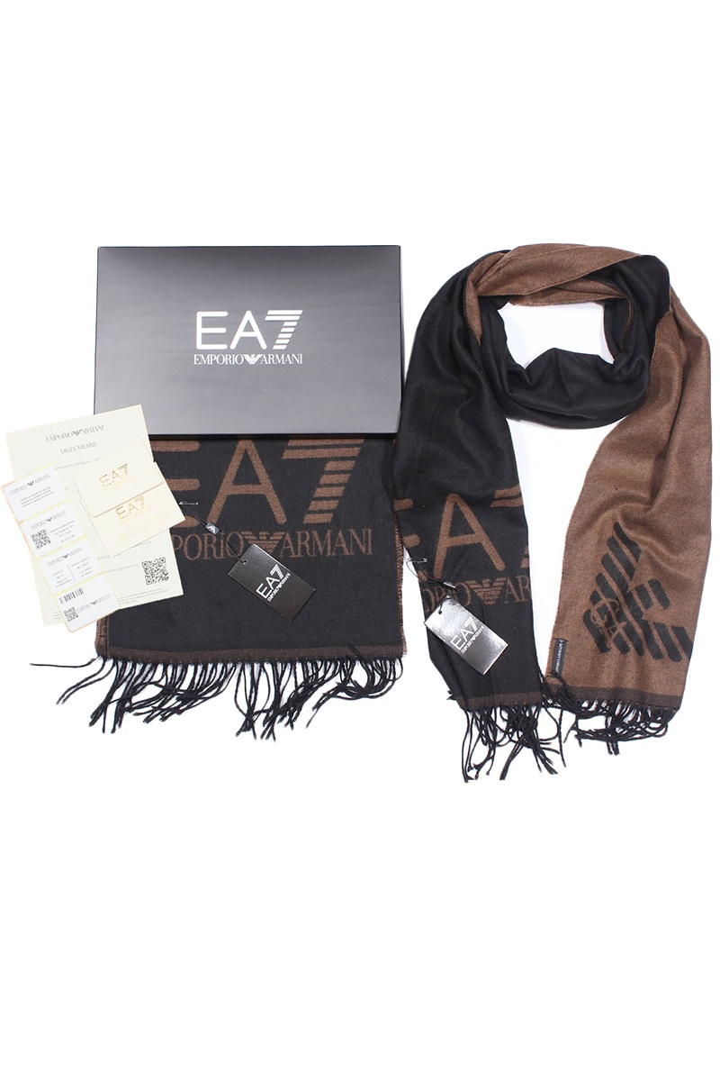 Emporio Armani EA7 Брендовый шарф с логотипом 185x35 см