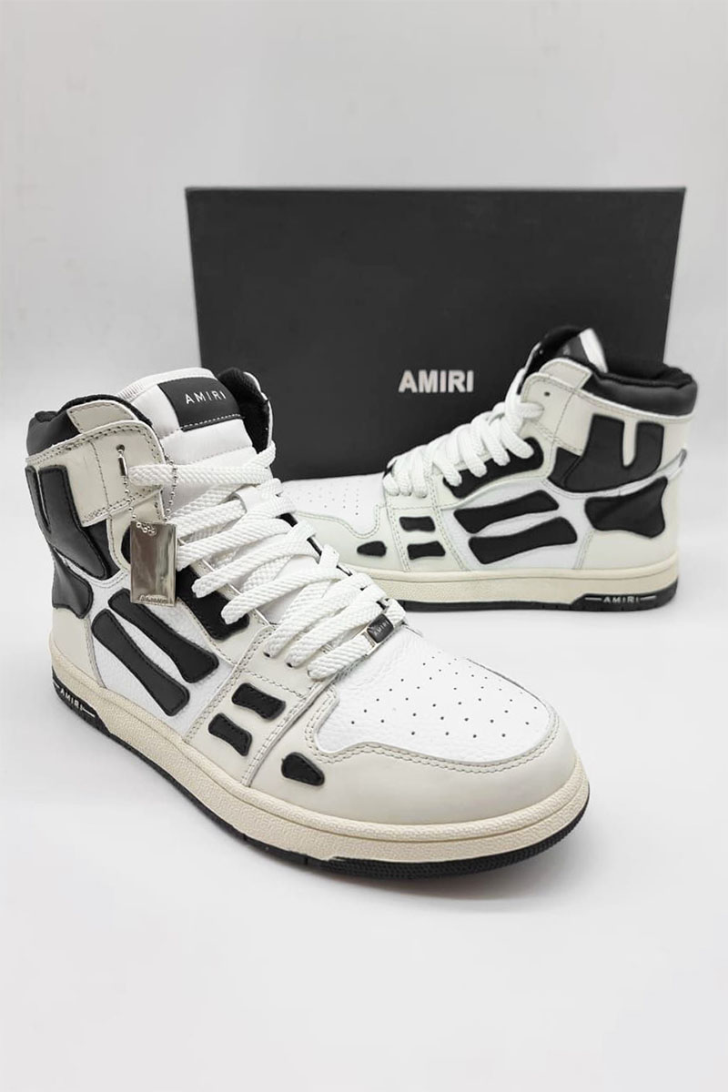 Amiri Кожаные кроссовки Skel high-top