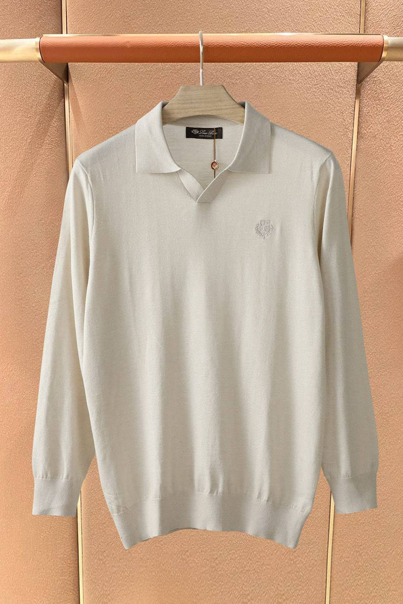 Loro Piana Поло с длинным рукавом premium - Beige