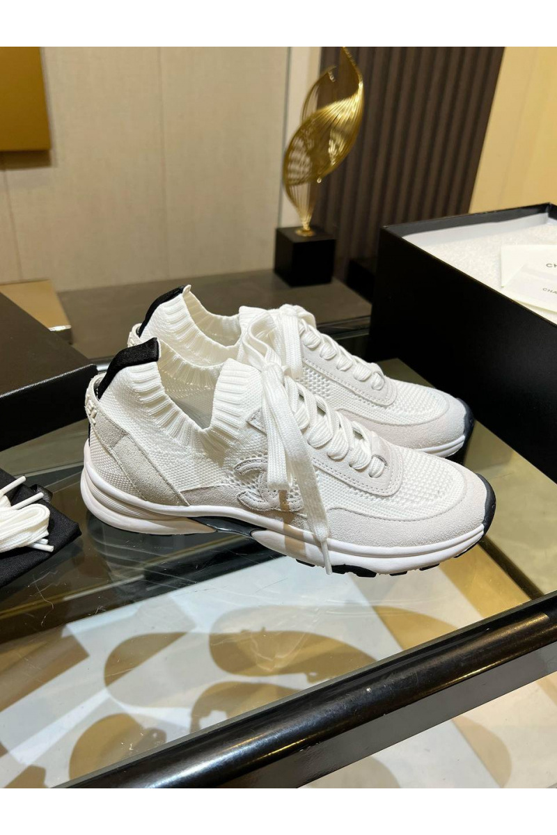 Chаnеl Женские кроссовки Premium - White