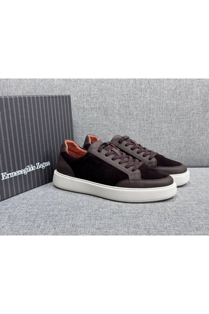 Zegna Комбинированные кроссовки 