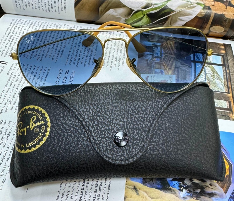 Ray-Ban Солнцезащитные очки Aviator Large Metal - Blue