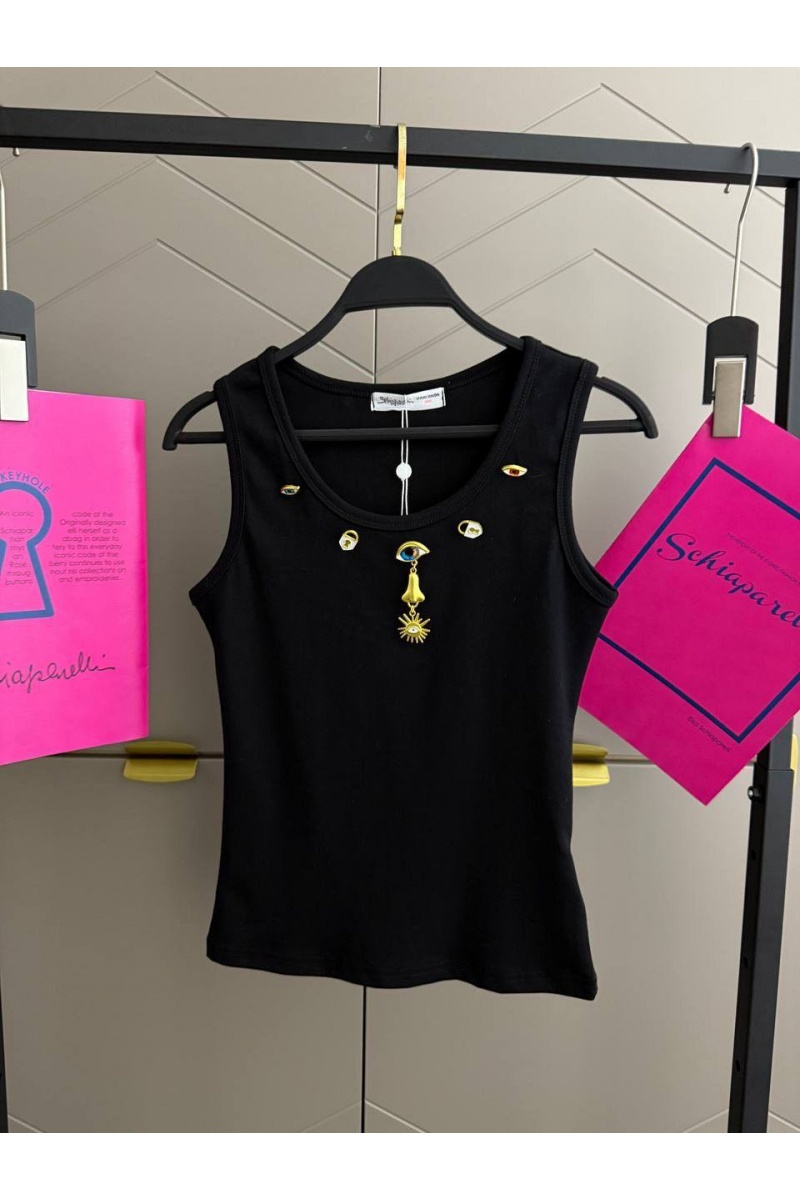 Schiaparelli Женская майка premium - Black