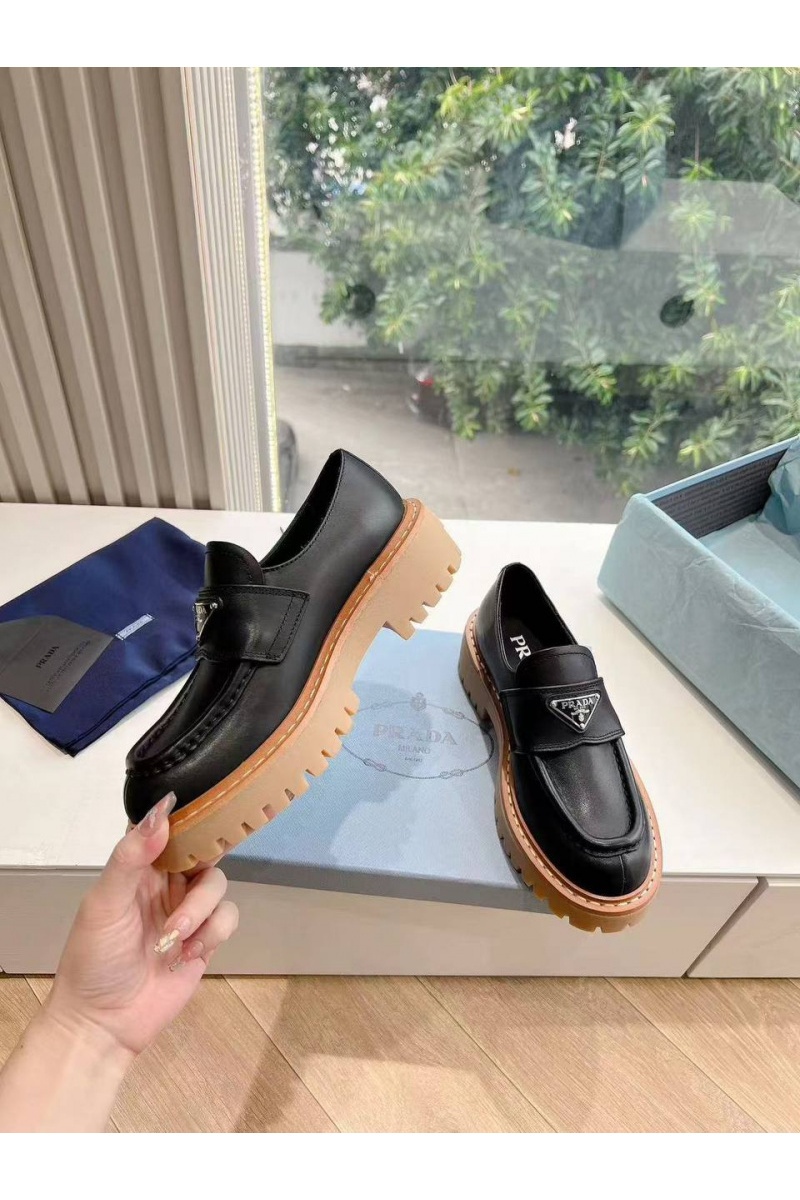 Prada Женские чёрные ботинки Premium