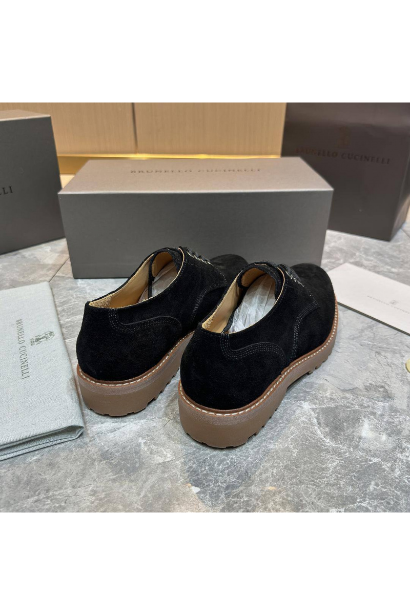 Brunеllо Сuсinеlli Замшевые ботинки чёрного цвета