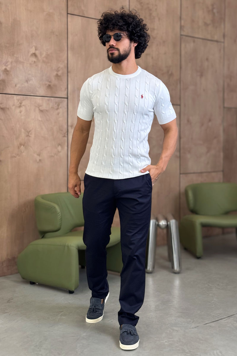 Polo Ralph Lauren Мужские тёмно-синие брюки 