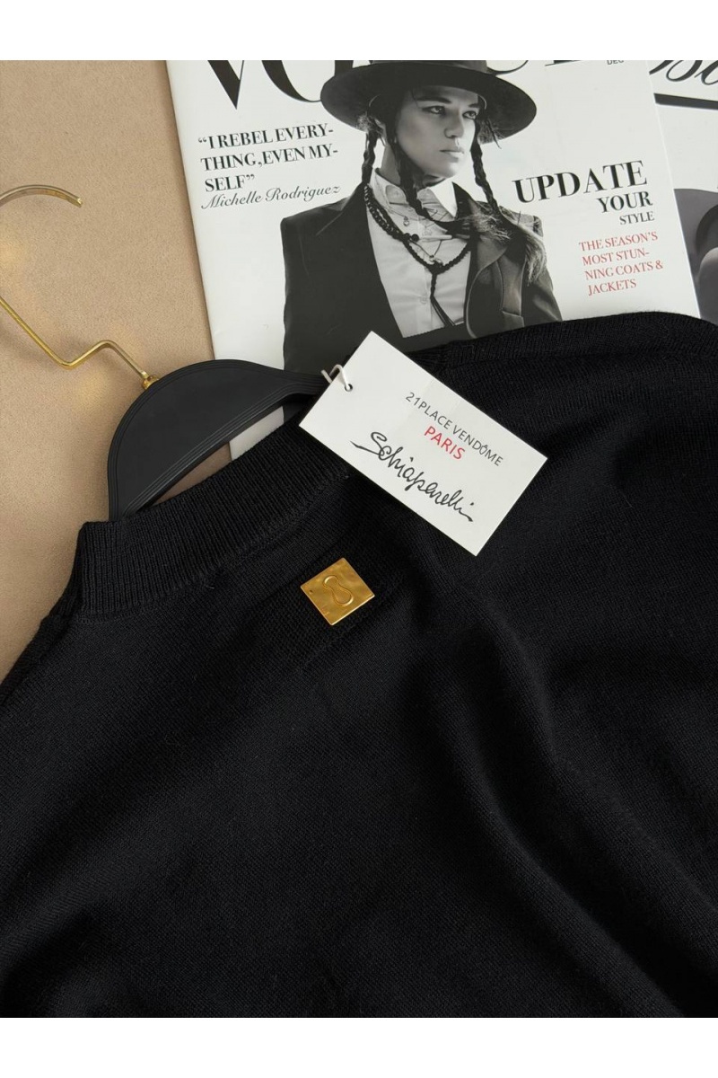 Schiaparelli Женский трикотажный свитер Premium - Black