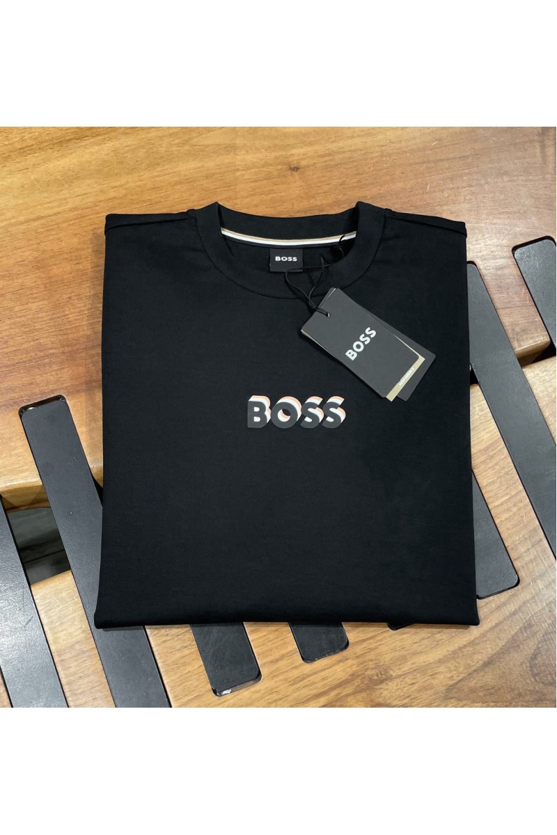 Hugо Воss Мужской чёрный свитшот Iconic 