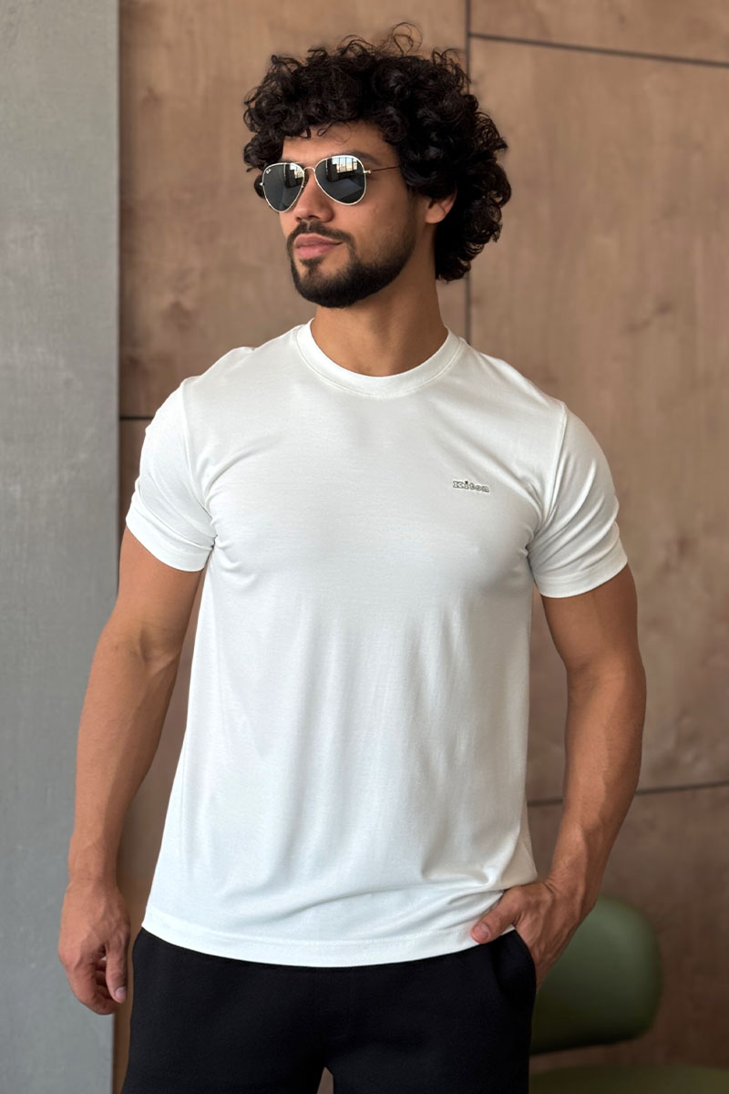 Kiton Мужская белая футболка 
