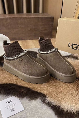 Женские ботинки Classic Mini Cresent - Chocolate