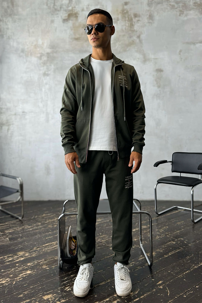 Tommy Hilfiger Спортивный костюм зелёного цвета 