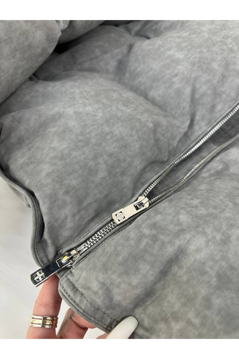 Chrome Hearts Женская серая куртка 