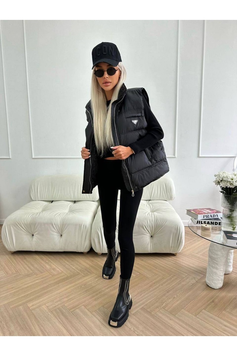 Prada Женская жилетка Premium - Black