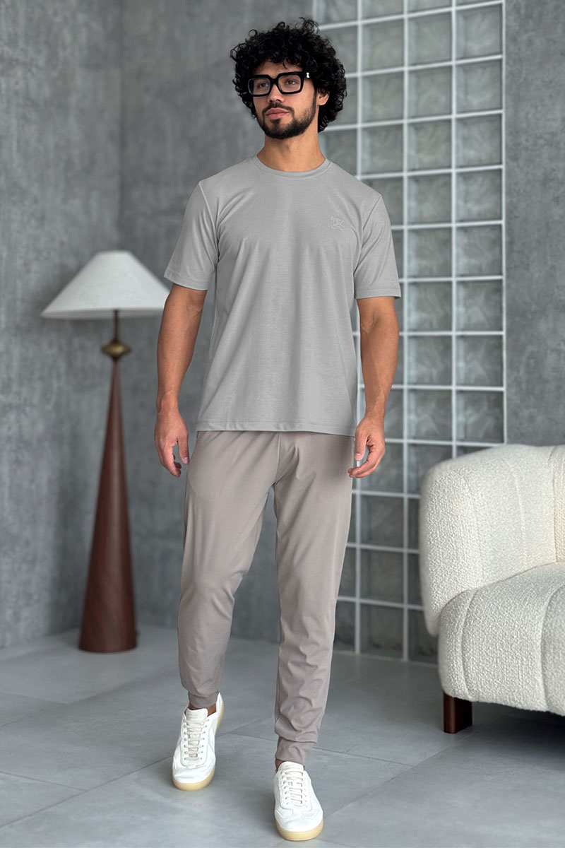 Zilli Мужская серая футболка 