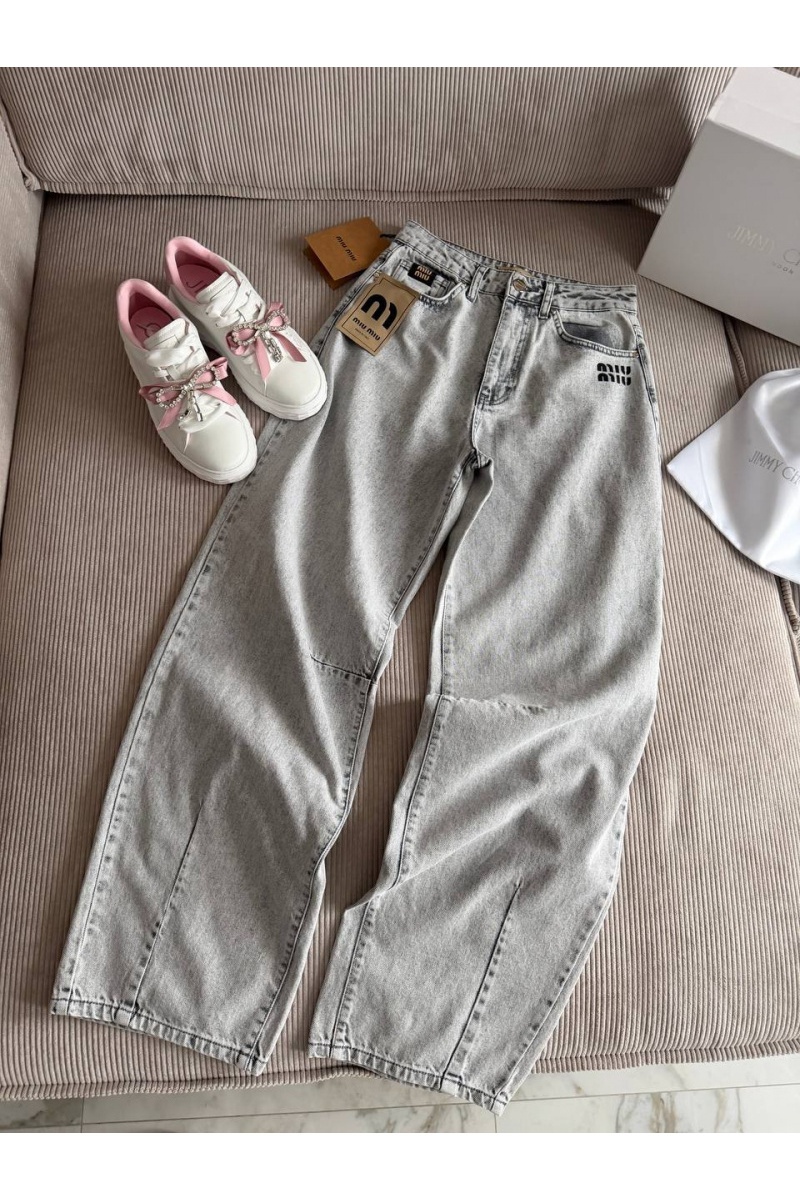 MIU MIU Женские синие джинсы premium