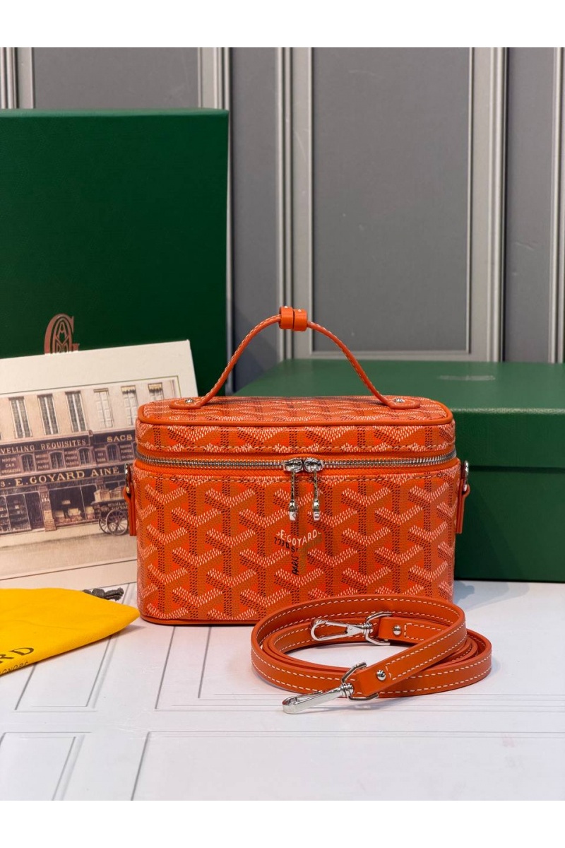 Designer Clothing Кожаная сумка Goyard Muse Mini Vanity ​premium 16,5x10,5x8 см