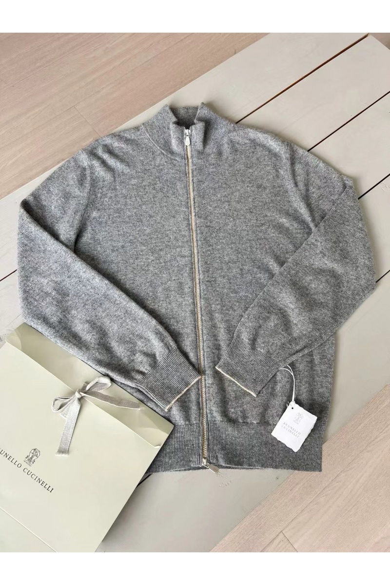 Brunеllо Сuсinеlli Кашемировый свитер Premium - Grey