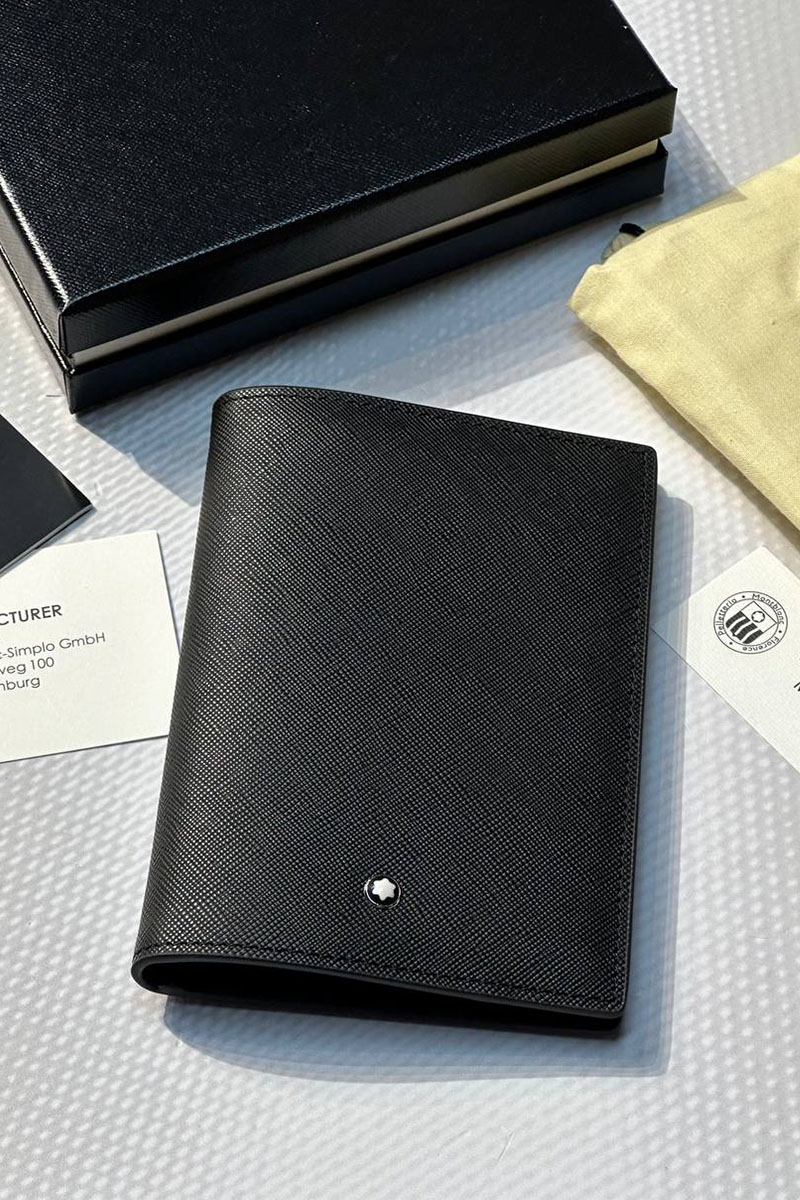 Montblanc Кожаная обложка для паспорта Premium 14x10 см