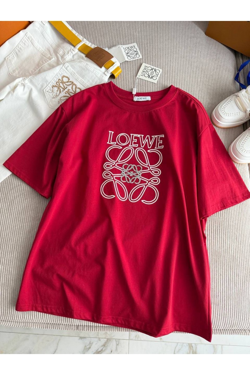 Loewe Женская красная футболка premium