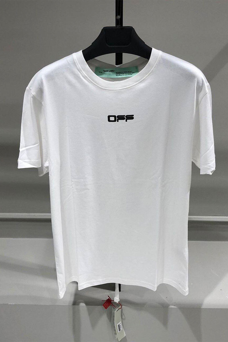 Off-White Белая оверсайз футболка "Cabin Baggage"