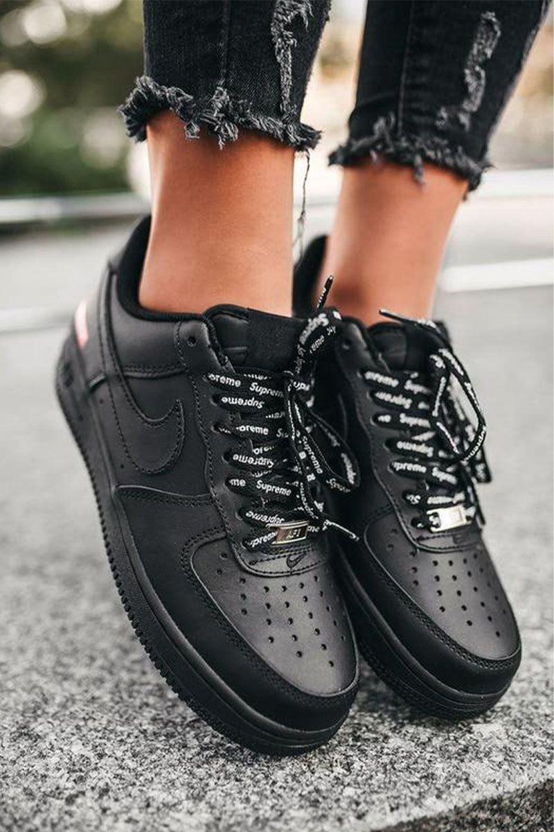 Nike Кроссовки Supreme x AF1 - Black