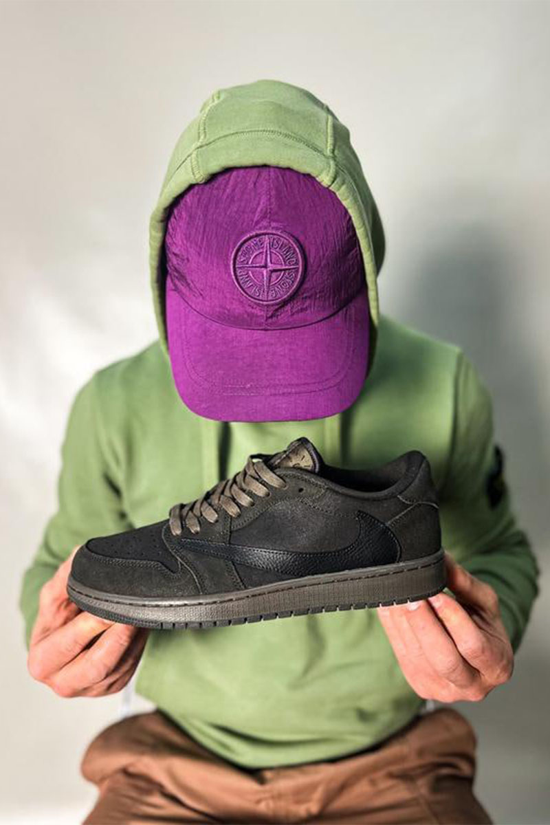 Nike Кроссовки Travis Scott x AJ1 Low "Velvet Brown" Premium