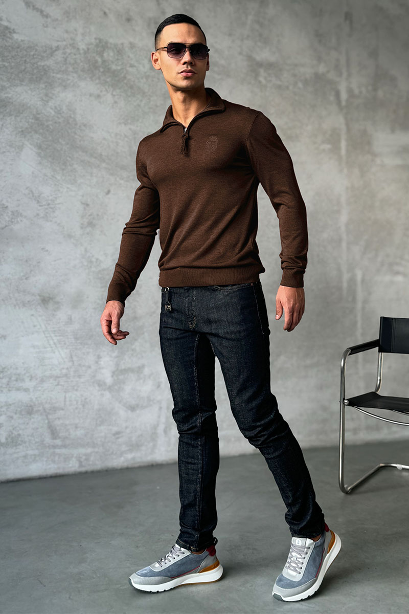 Billionaire Мужская кофта zip-up - Brown 
