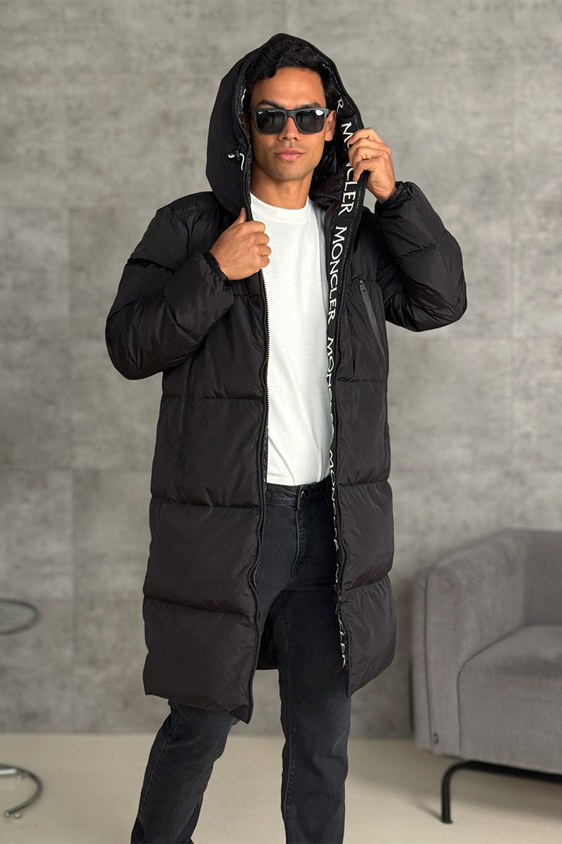 Moncler Мужская чёрная парка Templon 