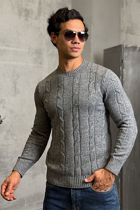 Мужской свитер premium - Dark Grey