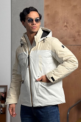 Пуховик Grenoble Fussen Ski - White / Beige 