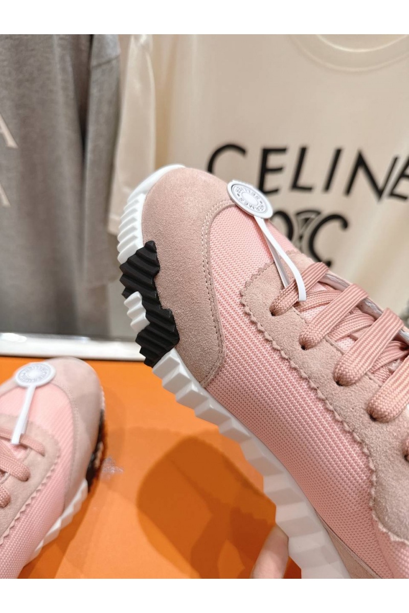 Hermes Женские кроссовки Bouncing  premium - Pink