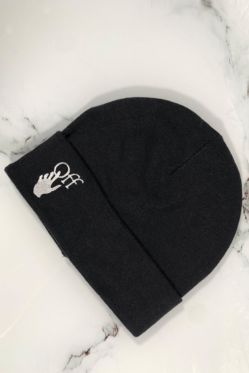 Off-White Мужская шапка logo-embroidered - Black