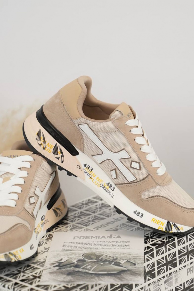 Premiata Комбинированные кроссовки Mick
