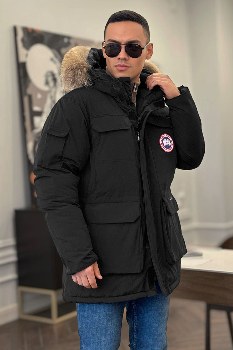 Canada Goose Мужская парка Expedition - Black