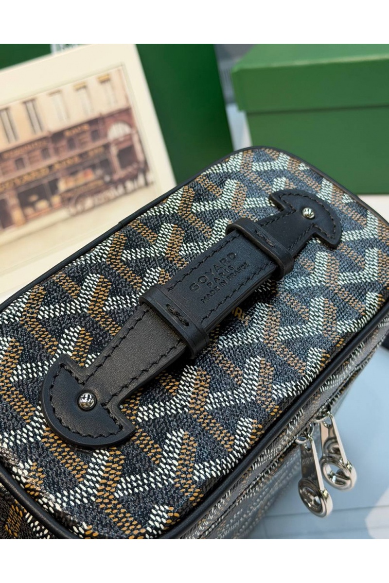 Designer Clothing Кожаная сумка Goyard Muse Mini Vanity ​premium 16,5x10,5x8 см