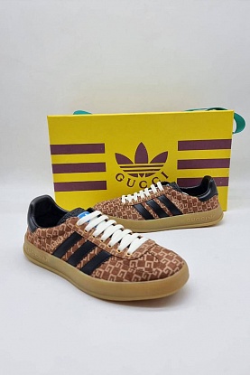 Женские кроссовки Adidas Gazelle Collaboration - Brown