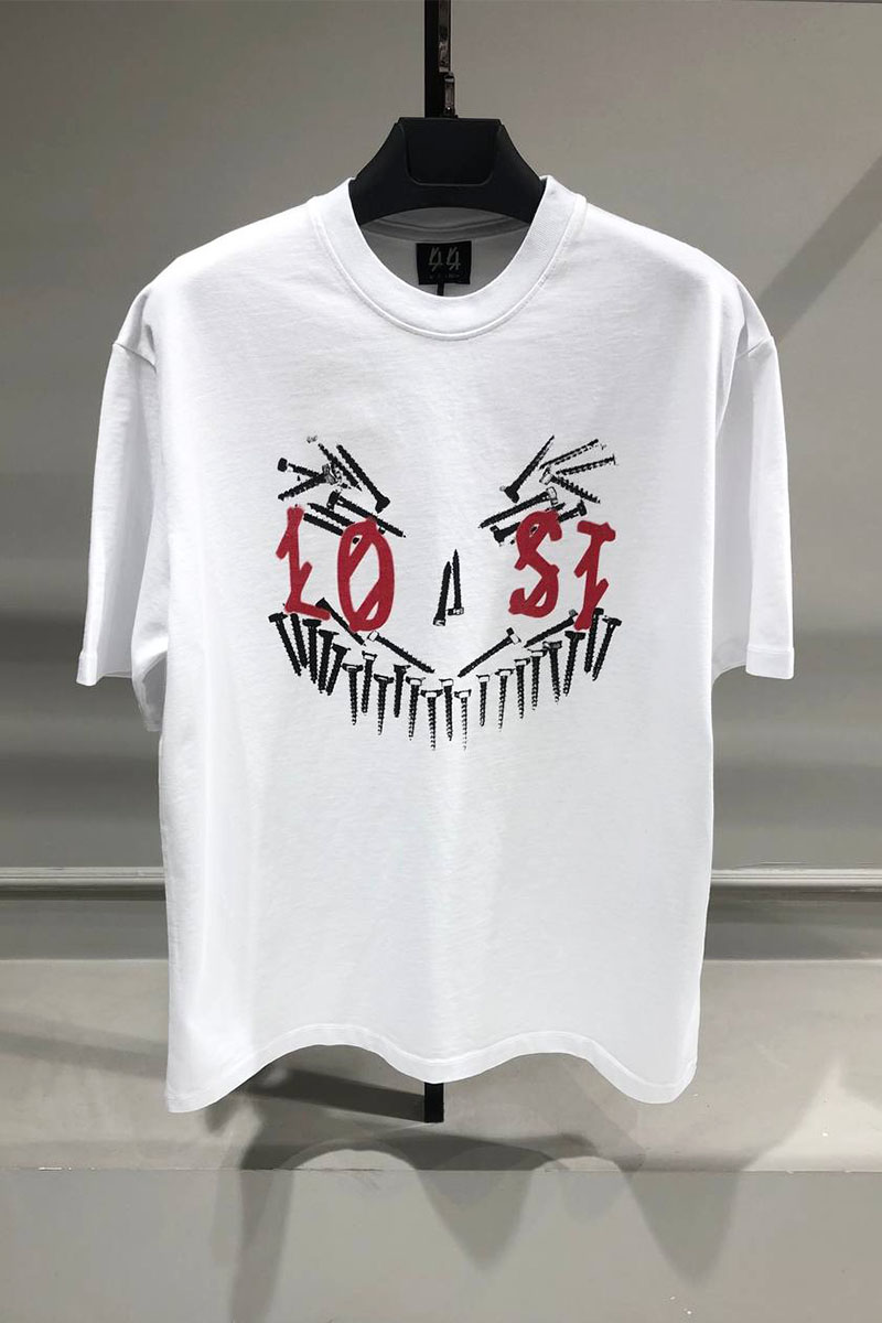 Designer Clothing Белая оверсайз футболка 44 LABEL GROUP