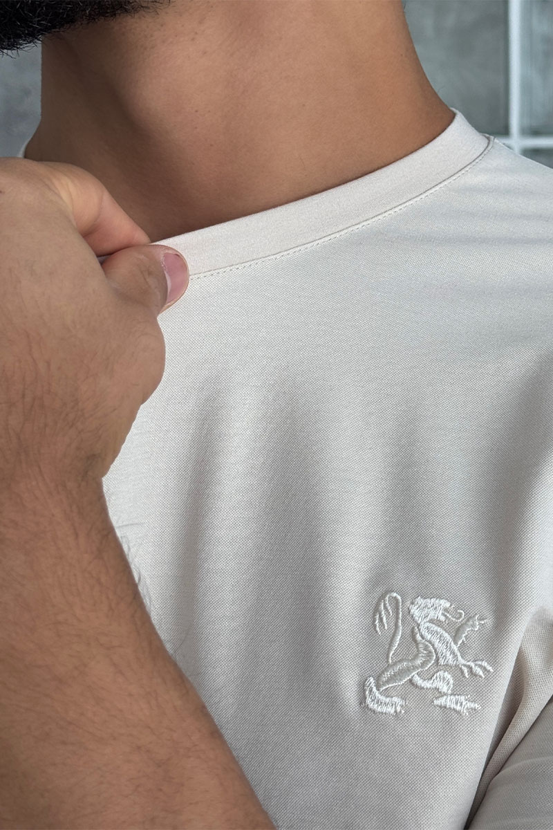 Zilli Мужская бежевая футболка 