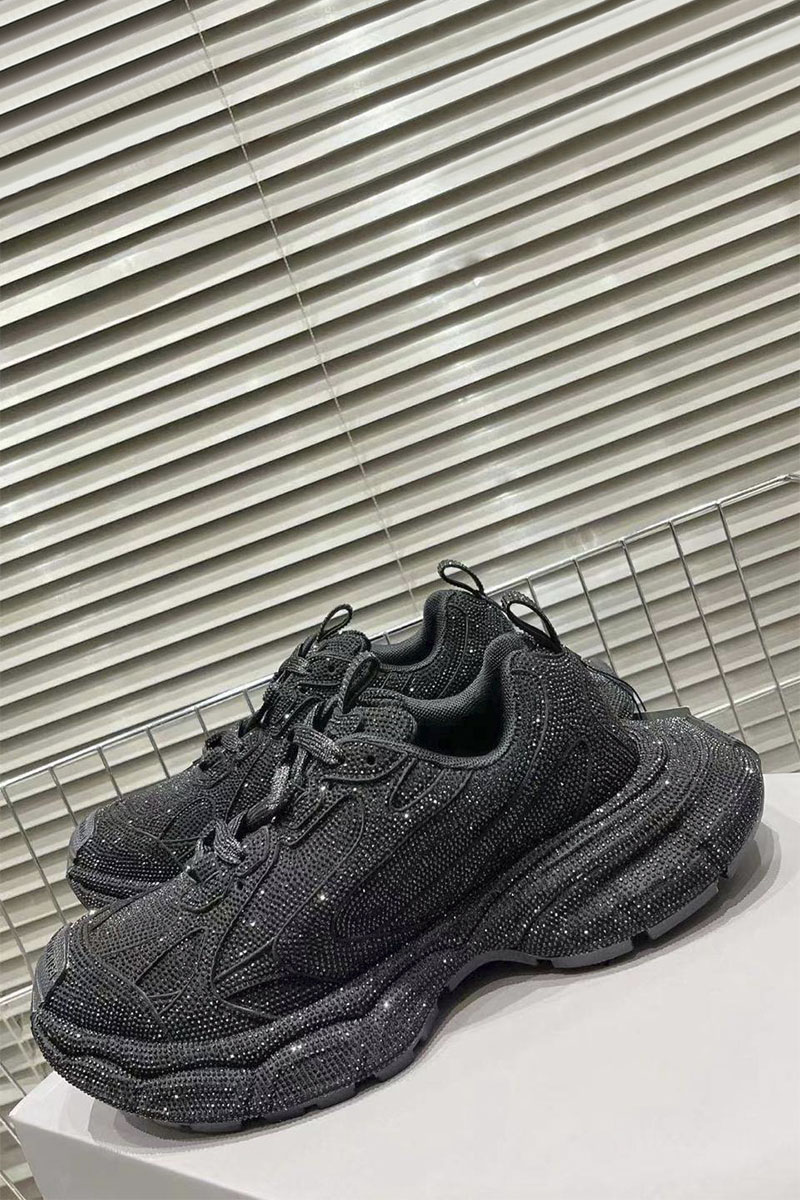 Balenciaga Женские кроссовки 3XL Rhinestones premium