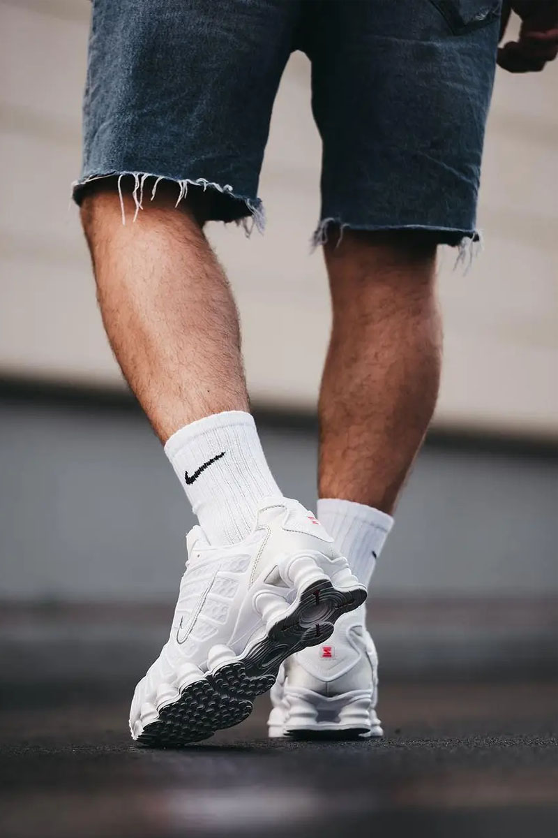 Nike Кроссовки Shox TL - White