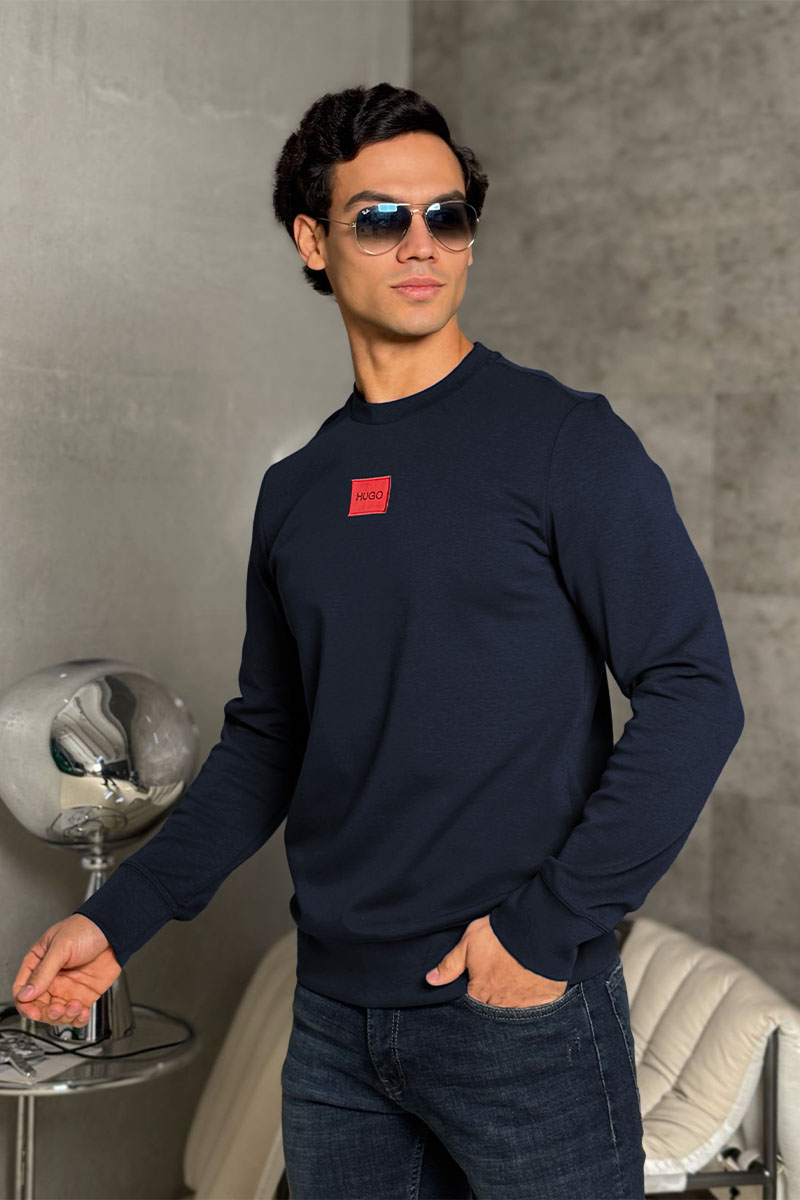 Hugо Воss Мужской свитшот Diragol - Navy 