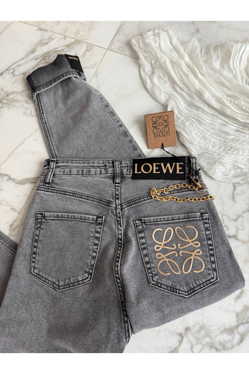 Loewe Женские джинсы Loewe Slouchy - Blue