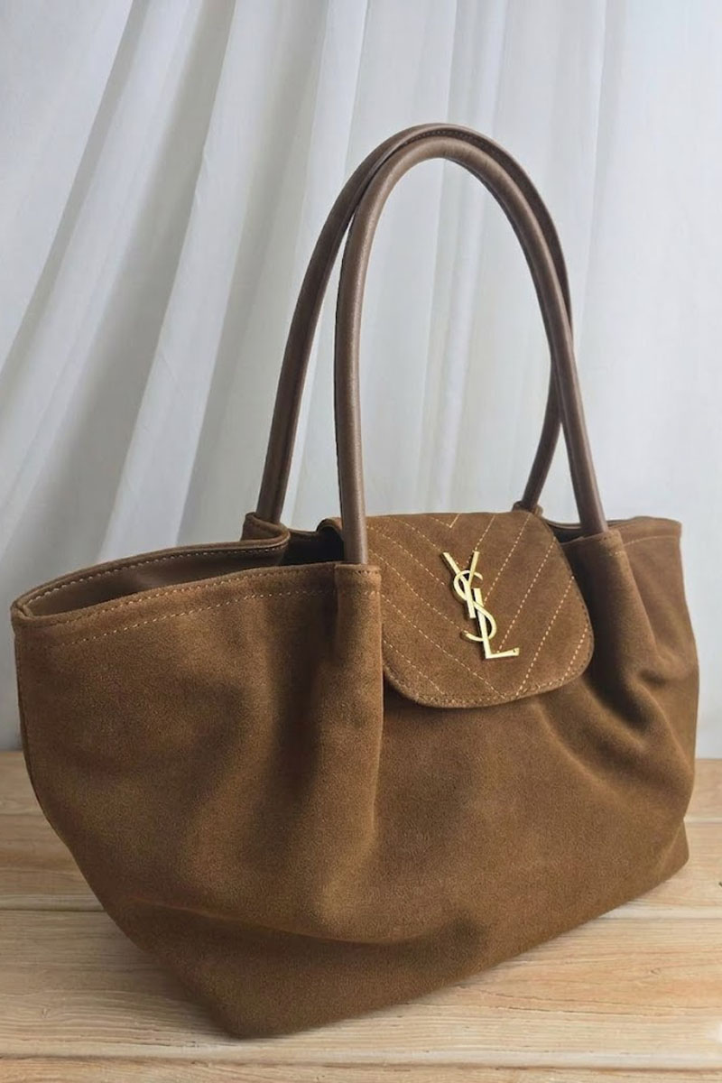 Yves Saint Laurent Замшевая сумка Le 5 a 7 40x22