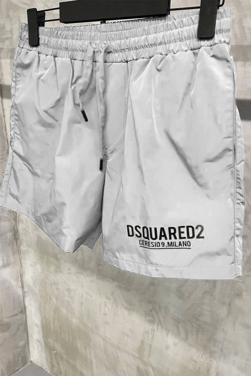 Dsquared2 Мужские светло-серые шорты Ceresio 9 Milano