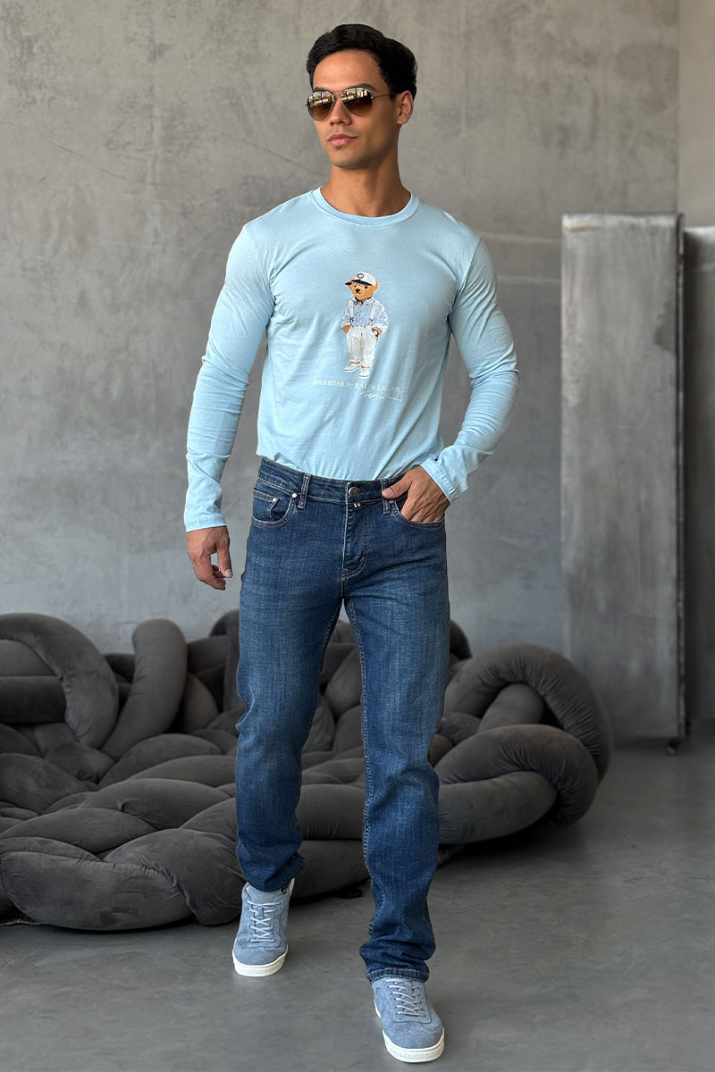 Paul & Shark Мужские синие джинсы regular fit