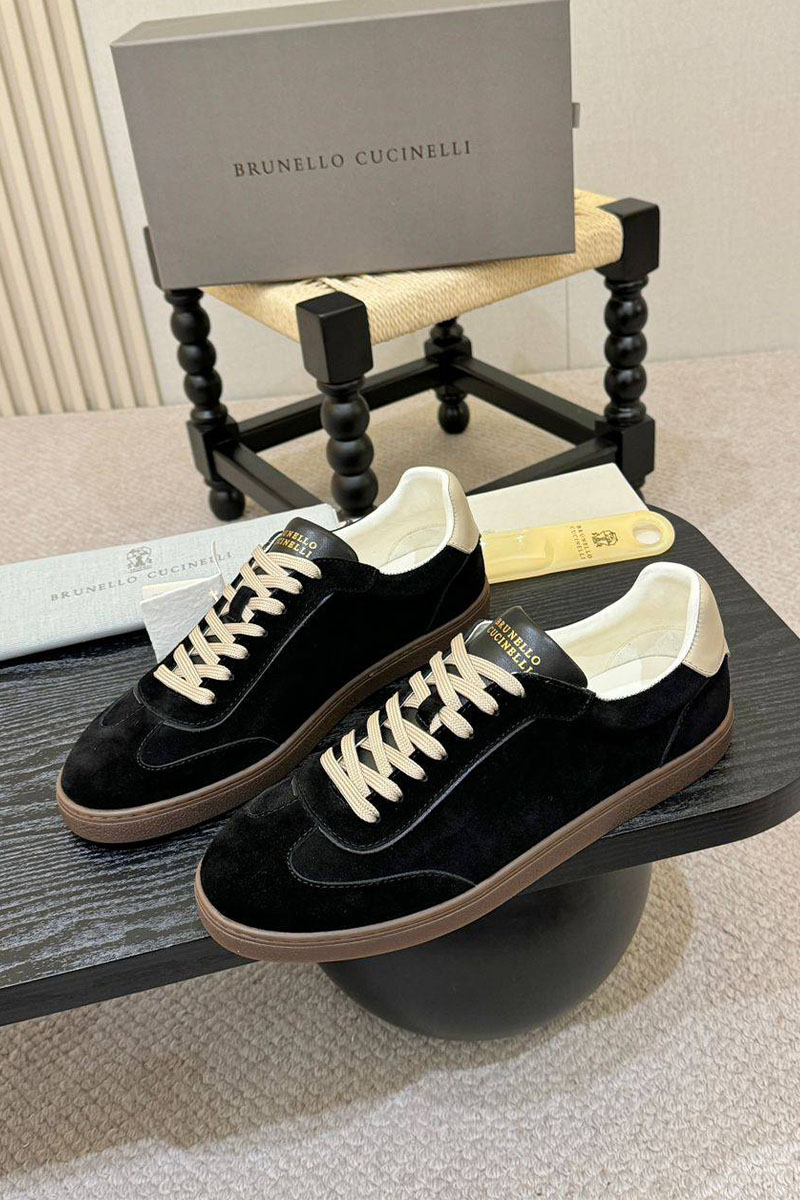 Brunеllо Сuсinеlli Замшевые кроссовки low-top - Black
