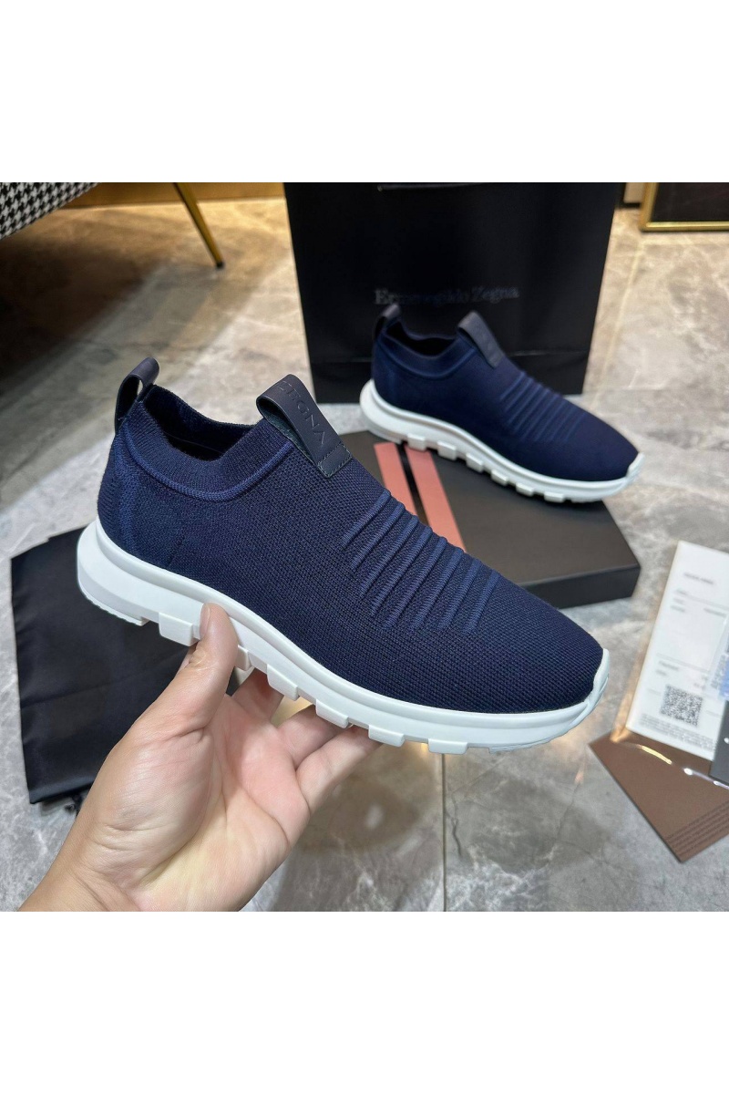 Zegna Мужские текстильные кроссовки