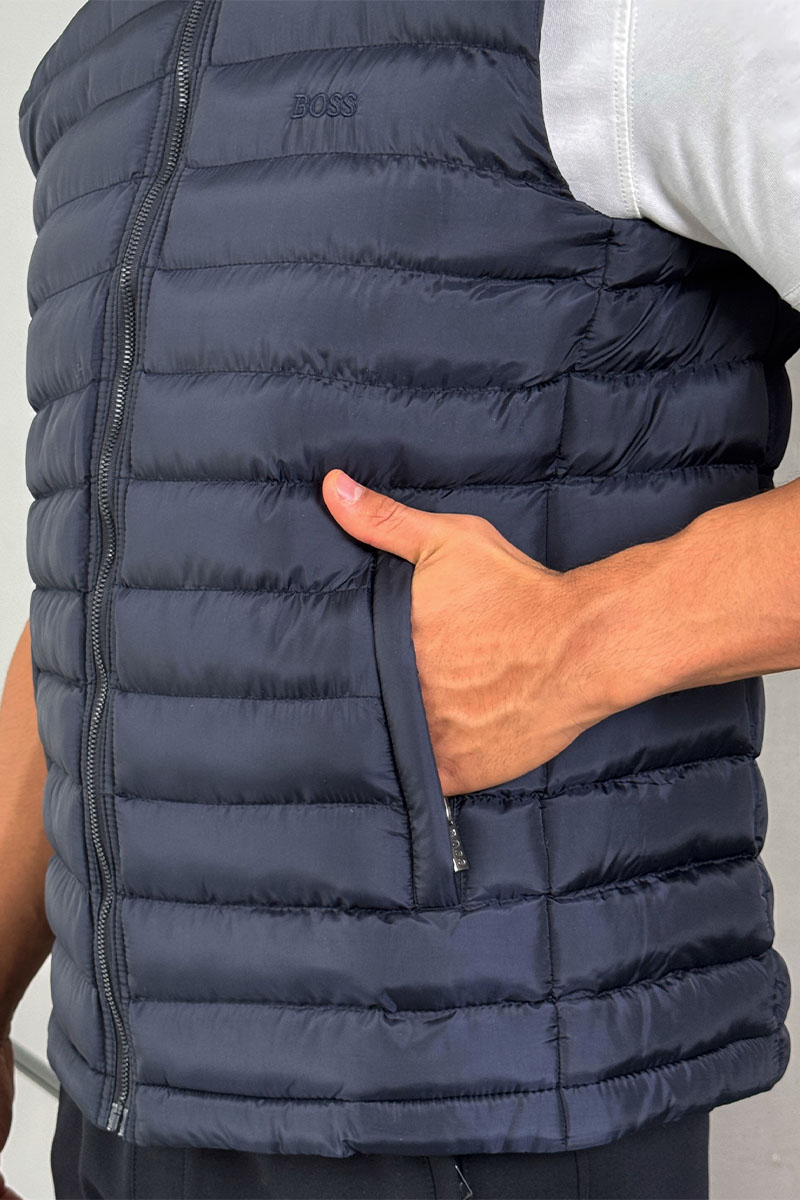 Hugо Воss Мужской синий жилет 