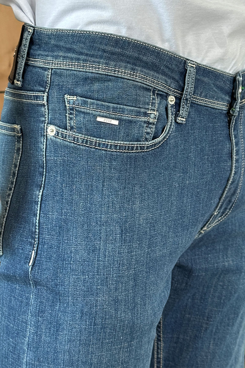 Hugо Воss Мужские синие джинсы relaxed fit
