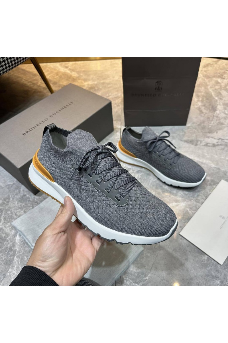 Brunеllо Сuсinеlli Мужские кроссовки knitted - Grey